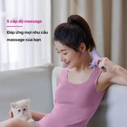 Thumbnail Máy Massage Cầm Tay PHILIPS 7311-kiểu dáng tinh tế sang trọng,thiết kế nhỏ gọn,5 cấp độ massage x biên độ sâu 6mm 4