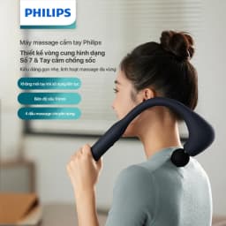 Thumbnail Máy Massage Cầm Tay PHILIPS 7331-thiết kế vòng cung hình dạng số 7,tay cầm chống sốc 1