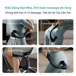 Thumbnail Máy Massage Cầm Tay PHILIPS 7331-thiết kế vòng cung hình dạng số 7,tay cầm chống sốc 2