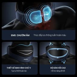 Thumbnail Máy Massage Cổ Vai Gáy PHILIPS 3306N-EMS massage chườm ấm thúc đẩy lưu thông tuần hoàn máu 2