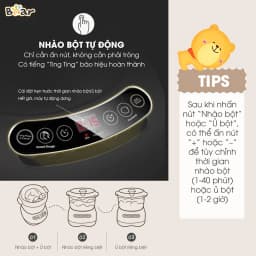 Thumbnail Máy Nhào Bột Bear 7L Đa Năng Ủ Bột, Trộn Bột, Nhồi Bột Nhanh Công Suất Lớn Bảo Hành Chính Hãng 18 Tháng - DM-B70V1 2