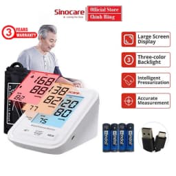Thumbnail Máy Đo Huyết Áp Bắp Tay Tự Động Sinocare BA-823-Giọng Nói Tiếng Việt 1