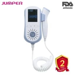 Thumbnail Máy đo nghe tim thai cá nhân cầm tay Jumper JPD-100E(2) (Tặng kèm gel siêu âm) 1