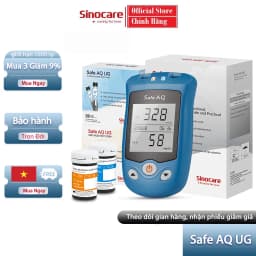 Thumbnail Máy Đo Tiểu Đường Và Axit Uric ( Bệnh Gút) 2 Trong 1 Chính Hãng Sinocare 1