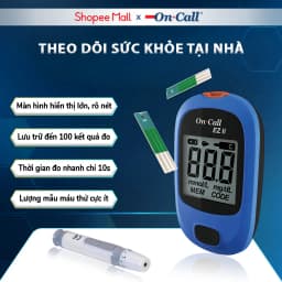 Thumbnail Máy Đo Đường Huyết On Call EZ II Kèm Hộp 25 Que Thử Đường Huyết [Bảo Hành Trọn Đời] 2