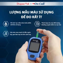 Thumbnail Máy Đo Đường Huyết On Call EZ II Kèm Hộp 25 Que Thử Đường Huyết [Bảo Hành Trọn Đời] 4