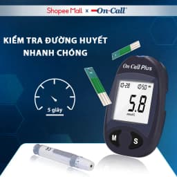 Thumbnail Máy Đo Đường Huyết On Call Plus Kèm Hộp 25 Que Thử Đường Huyết On Call Plus [Bảo Hành Trọn Đời] 3