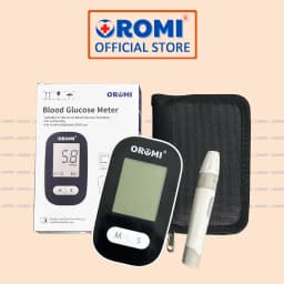 Thumbnail Máy đo đường huyết OROMI CMS10A - COMBO 50 que test + kim TẶNG 01 máy đo - Bảo hành trọn đời 2