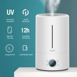 Thumbnail Máy phun sương tạo độ ẩm không khí Deerma F628S dung tích 5L có tia UV khử khuẩn - Bảo hành 12 tháng 2