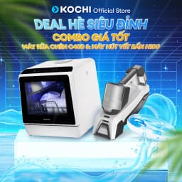 Thumbnail Máy rửa chén để bàn không dây C400 va Máy giặt hút vết bẩn thảm nệm sofa H100 - Kochi Vietnam 1