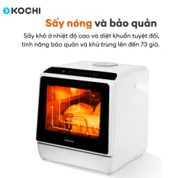 Thumbnail Máy rửa chén để bàn không dây C400 va Máy giặt hút vết bẩn thảm nệm sofa H100 - Kochi Vietnam 4