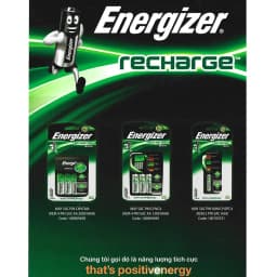 Thumbnail Máy sạc pin Energizer CHVC5 BASE - Có 4 cổng sạc AA-AAA, kèm 4 viên pin sạc AA 1300mAh - Bảo hành 30 ngày, 1 đổi 1 2
