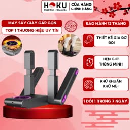 Thumbnail Máy Sấy Khô Giày Gấp Gọn HOKU Khử Trùng Khử Mùi Hôi Tia UV Hiệu Quả, Sấy Nhanh Với Chức Năng Hẹn Giờ Thông Minh MSG03 1