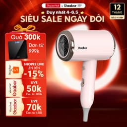 Thumbnail Máy sấy tóc Gaabor GHD-N1000D sấy nhanh 2 chiều nóng lạnh công suất 1000W độ ồn thấp ánh sáng xanh 1