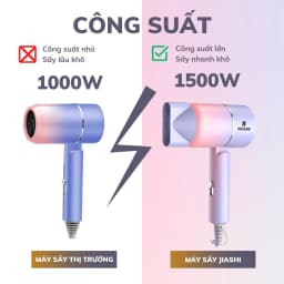 Thumbnail Máy sấy tóc mini hai chiều JIASHI DELADEP tạo kiểu tóc chuyên nghiệp gấp gọn công suất lớn 1500w - MST02 2