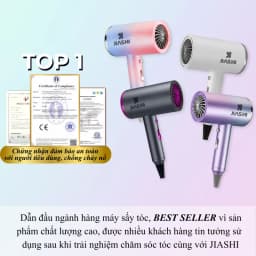Thumbnail Máy sấy tóc mini, máy sấy tóc HOKU công suất lớn 1800W, Ion âm dưỡng tóc 2 chiều nóng lạnh MST06 2