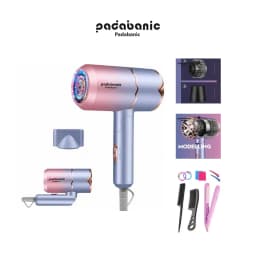 Thumbnail Máy Sấy Tóc Padabanic 2900 Phát Sáng Xanh Gấp Gọn Nhỏ Gọn Tiện Lợi Sấy Tạo Kiểu Nhanh Khô 1