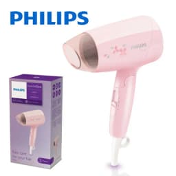 Thumbnail Máy sấy tóc Philips BHC010/10 màu đen / BHC010/00 màu hồng, bảo hành chính hãng 24 tháng. 3
