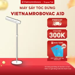 Thumbnail Máy Sấy Tóc Tự Động Dạng Đứng Vietnamrobovac A1D - Chăm Sóc Tóc Mềm Mại Bằng Ion Âm - Điều Chỉnh Góc 180 Độ 1