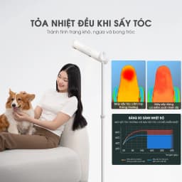 Thumbnail Máy Sấy Tóc Tự Động Dạng Đứng Vietnamrobovac A1D - Chăm Sóc Tóc Mềm Mại Bằng Ion Âm - Điều Chỉnh Góc 180 Độ 4