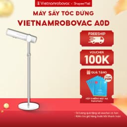 Thumbnail Máy Sấy Tóc Đứng Vietnamrobovac A0D - Sấy Tóc Tự Động- Dưỡng Tóc Mềm Mượt Bằng ion Âm - Điều Chỉnh Góc 180 Độ 1