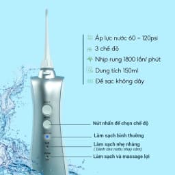 Thumbnail Máy tăm nước cầm tay Hismile S600 3