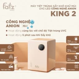 Thumbnail Máy tiệt trùng sấy khô khử mùi FATZBABY UVC LED- KING 2- 19L -FB4799BT công nghệ khử mùi Anion 3