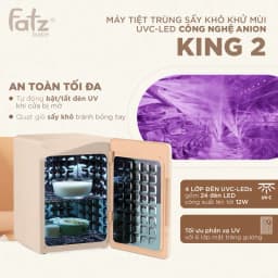 Thumbnail Máy tiệt trùng sấy khô khử mùi FATZBABY UVC LED- KING 2- 19L -FB4799BT công nghệ khử mùi Anion 4