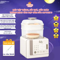 Thumbnail Máy tiệt trùng sấy khô nấu cháo thông minh tích hợp máy hâm sữa Captain 3 FATZBABY FB4326SL 1