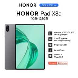 Thumbnail Máy tính bảng HONOR Pad X8a 4GB+128GB | Màn hình TFT LCD 11" 90Hz | Pin 8300mAh | BH 13 tháng 2