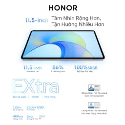 Thumbnail Máy tính bảng HONOR Pad X9 (WiFi) 4GB+128GB | Màn hình 2K 11.5" 120Hz | Pin 7250mAh | BH 13 tháng 2