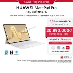 Thumbnail Máy tính bảng HUAWEI MatePad Pro 12.2" Màn Hình Tandem OLED PaperMatte 12.2" | Bàn Phím Trượt HUAWEI Glide 1