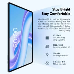 Thumbnail Máy Tính Bảng Teclast M50 Plus Tablet 8GB/128GB | Màn hình 10.1inch | Chip MediaTek G85 |7000mAh 2
