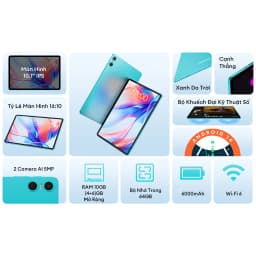 Thumbnail Máy Tính Bảng Teclast P30 10GB(4+6)/64GB| HD 11” | 6000mAh | Nano Sim | 2 Loa Kép | Hàng Chính Hãng 2