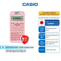 Thumbnail Máy Tính Casio Fx-580VN X Sắc Màu - Hồng Trẻ Trung 2