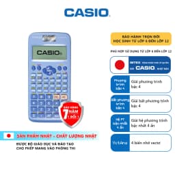 Thumbnail Máy Tính Casio FX-580VN X Sắc Màu - Xanh Cá Tính 2