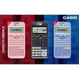 Thumbnail Máy tính Casio Fx-580VNX màu đen/ xanh/ hồng dành cho học sinh, sinh viên 4
