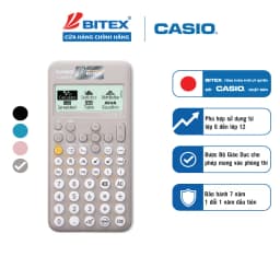 Thumbnail Máy tính học sinh Casio Fx-880BTG màu xám dành cho học sinh cấp 2 cấp 3 lớp 6 đến lớp 12 chuyên dụng mang vào phòng thi 2