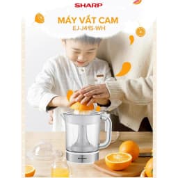 Thumbnail Máy Vắt Cam Sharp EJ-J415-WH Dung Tích 1.5L ( Màu Trắng) 1