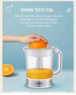 Thumbnail Máy Vắt Cam Sharp EJ-J415-WH Dung Tích 1.5L ( Màu Trắng) 4