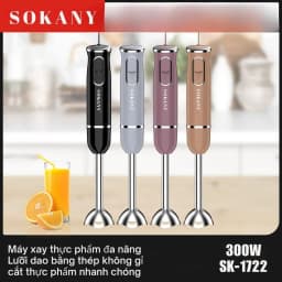 Thumbnail Máy xay cầm tay đa năng công suất 300W xay nhanh nhuyễn SOKANY SK-1722 2