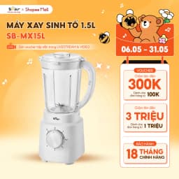 Thumbnail Máy Xay Sinh Tố 1.5L Bear Xay Đa Năng 2 Cối Xay Xay Hoa Quả Xay Sinh Tố Xay Thịt Xay Hạt Xay Đá Mịn Làm Nước Ép MX15L 1