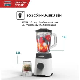 Thumbnail Máy xay sinh tố đa năng Sunhouse SHD5114 - Công suất 450W - Lưỡi dao Inox sắc bén - 3 chức năng - Hàng chính hãng 3