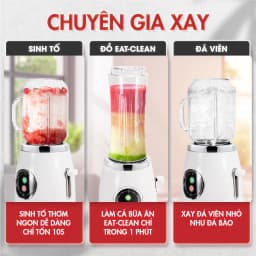 Thumbnail Máy Xay Sinh Tố Đa Năng Masuto Blender Chuyên Say Các Món Healthy Eat Clean Mua 1 Tặng 1 3