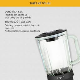 Thumbnail Máy Xay Sinh Tố BlueStone BLB-5341 - 1.5 Lít - 600W - Cối Thủy Tinh 3