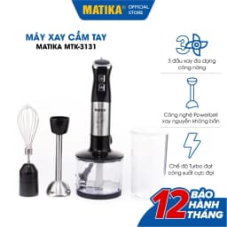 Thumbnail Máy Xay Sinh Tố Cầm Tay MATIKA Đa Năng MTK-3131 1