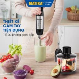 Thumbnail Máy Xay Sinh Tố Cầm Tay MATIKA Đa Năng MTK-3131 2