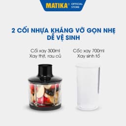 Thumbnail Máy Xay Sinh Tố Cầm Tay MATIKA Đa Năng MTK-3131 4