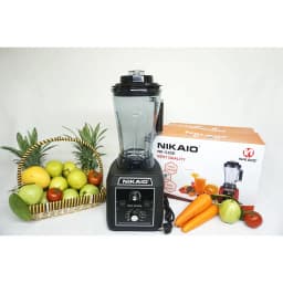 Thumbnail Máy xay sinh tố công nghiệp NIKAIO 5200W Bảo hành 24T xay đá thịt cá, rau củ quả, sinh tố, ngũ cốc, đồ khô, xay rau má. 1