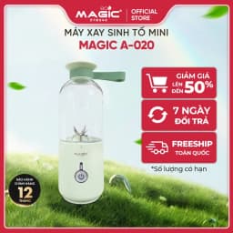 Thumbnail Máy Xay Sinh Tố Mini Cầm Tay 350ml Magic A-020, Lưỡi Dao 6 Cánh Inox, Dung Lượng Pin 1500mAh 1